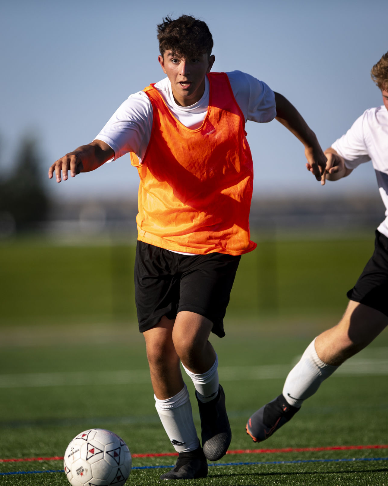 Billings Central soccer practice